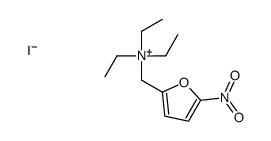 triethyl-[(5-nitrofuran-2-yl)methyl]azanium,iodide Structure
