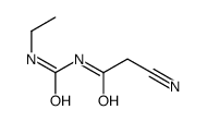 2-Cyano-N-(ethylcarbamoyl)acetamide Structure