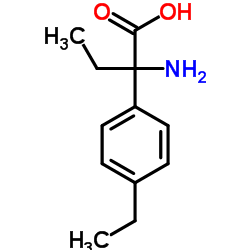 2-Amino-2-(4-ethylphenyl)butanoic acid Structure