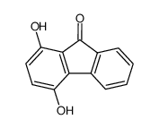 1,4-dihydroxy-9H-fluoren-9-one Structure
