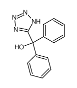 diphenyl(1H-tetrazol-5-yl)methanol Structure