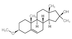 Androst-5-en-16b-ol, 3b-methoxy-16-methyl- (7CI,8CI)结构式