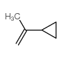 Cyclopropane,(1-methylethenyl)- Structure