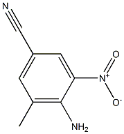 4-aMino-3-Methyl-5-nitro-benzonitrile Structure