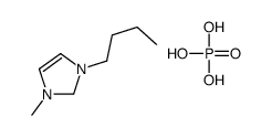 1-butyl-3-methyl-1,2-dihydroimidazol-1-ium,dihydrogen phosphate结构式