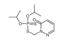 2-[di(propan-2-yloxy)phosphinothioylsulfanylmethyl]pyridazin-3-one结构式