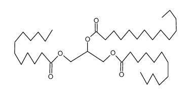 β'-1,3-didodecanoyl-2-tetradecanoyl-glycerol Structure