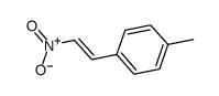 trans-4-Methyl-β-nitrostyrene Structure