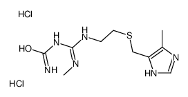 [N'-methyl-N-[2-[(5-methyl-1H-imidazol-4-yl)methylsulfanyl]ethyl]carbamimidoyl]urea结构式