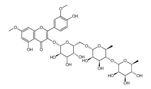 rhamnazin 3-isorhamninoside Structure