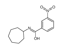 N-cycloheptyl-3-nitrobenzamide Structure