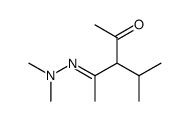 3-Isopropyl-2,4-dioxopentan-dimethylhydrazon Structure