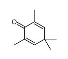 2,4,4,6-tetramethylcyclohexa-2,5-dien-1-one结构式
