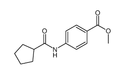Benzoic acid, 4-[(cyclopentylcarbonyl)amino]-, methyl ester (9CI) picture