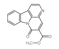 methyl 6-oxo-6h-indolo[3,2,1-de][1,5]naphthyridine-5-carboxylate Structure