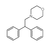 4-(2,2-diphenylethyl)morpholine structure