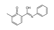6-methyl-1-oxido-N-phenylpyridin-1-ium-2-carboxamide结构式