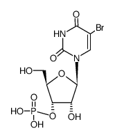 5-bromo-[3']uridylic acid Structure