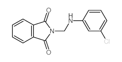2-[[(3-chlorophenyl)amino]methyl]isoindole-1,3-dione Structure