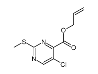 5-chloro-2-methylthio-4-(2-propenyloxy)pyrimidine Structure