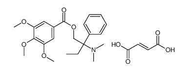 2-(dimethylamino)-2-phenylbutyl 3,4,5-trimethoxybenzoate, maleate结构式
