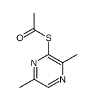 S-(3,6-dimethylpyrazin-2-yl) ethanethioate Structure