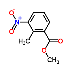 Methyl 2-methyl-3-nitrobenzoate structure
