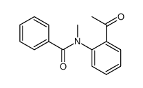 N-(2-acetylphenyl)-N-methylbenzamide结构式