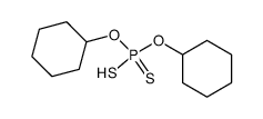 O,O-dicyclohexyl hydrogen dithiophosphate结构式