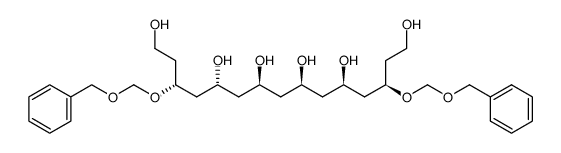 (1R,5R,7R,9S,11R,13R)-3,13-bis[(benzyloxy)methoxy]pentadecane-1,5,7,9,11,15-hexol Structure