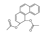 [(3S,4S)-4-acetyloxy-3,4-dihydrophenanthren-3-yl] acetate结构式