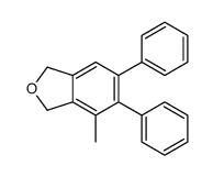 4-methyl-5,6-diphenyl-1,3-dihydro-2-benzofuran结构式