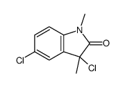 3,5-dichloro-1,3-dimethylindol-2-one Structure