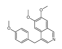 6,7-dimethoxy-4-[(4-methoxyphenyl)methyl]isoquinoline Structure
