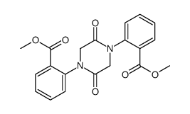 methyl 2-[4-(2-methoxycarbonylphenyl)-2,5-dioxopiperazin-1-yl]benzoate Structure