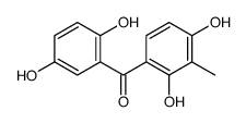 (2,4-dihydroxy-3-methylphenyl)-(2,5-dihydroxyphenyl)methanone Structure