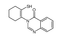 3-(2-sulfanylcyclohexen-1-yl)quinazolin-4-one结构式