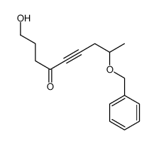 1-hydroxy-8-phenylmethoxynon-5-yn-4-one结构式