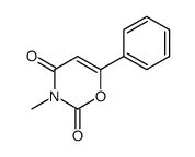 3-methyl-6-phenyl-1,3-oxazine-2,4-dione结构式