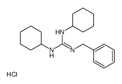 1-Benzyl-2,3-dicyclohexylguanidine hydrochloride Structure
