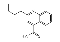 2-butylquinoline-4-carbothioamide结构式