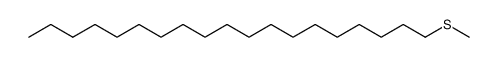 1-methylsulfanyl-nonadecane Structure