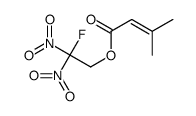 (2-fluoro-2,2-dinitroethyl) 3-methylbut-2-enoate Structure