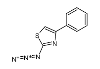 2-azido-4-phenyl-1,3-thiazole结构式