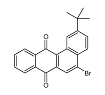 5-bromo-2-tert-butylbenzo[a]anthracene-7,12-dione Structure