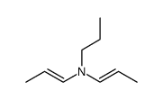 1-Propen-1-amine,N-1-propenyl-N-propyl-(9CI) Structure