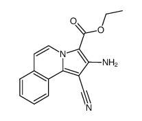 2-amino-1-cyano-pyrrolo[2,1-a]isoquinoline-3-carboxylic acid ethyl ester Structure