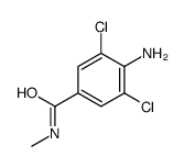 4-amino-3,5-dichloro-N-methylbenzamide structure