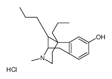 3-methyl-6,11-dipropyl-1,2,3,4,5,6-hexahydro-2,6-methanobenzo[d]azocin-8-ol hydrochloride结构式