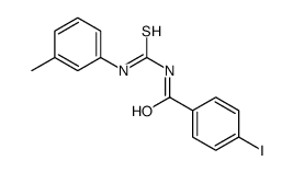 4-iodo-N-[(3-methylphenyl)carbamothioyl]benzamide Structure
